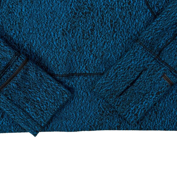 Lululemon Rush Hour Running Luon Spray Jacquard Shocking Blue Rulu 4 Pullover - Picture 4 of 11